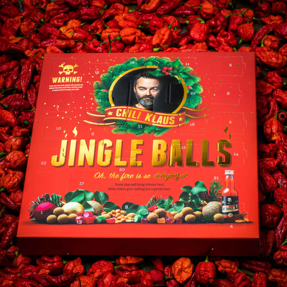 Julkalender Chilipraliner Chili Klaus (Adventskalender 2020